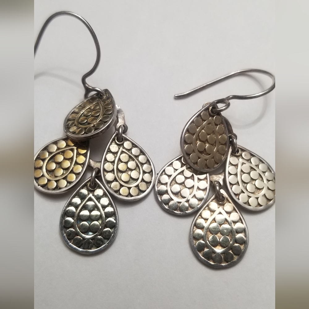 Anna Beck teardrop Chandelier Earrings